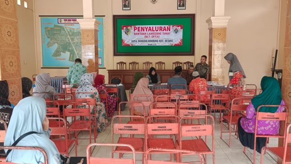 PENYALURAN BLT-DD DESA TANGGULKUNDUNG